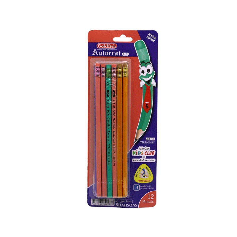 GOLDFISH AUTOCRAT PENCIL HB  12`S TSE5000-BC